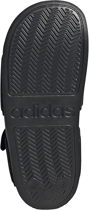 adidas ADILETTE SANDAL K Unisex-Kids Shoes/CBLACK-FTWWHT-CBLACK/30 EU