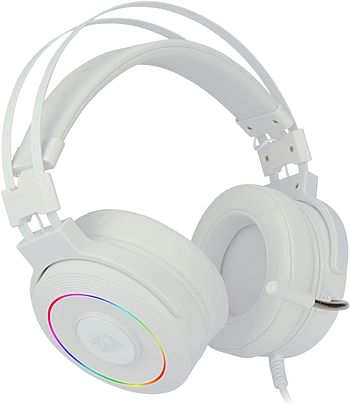 Redragon LAMIA 2 white, USB RGB Gaming Headset w/stand