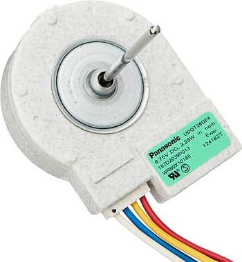 GE WR60X10185 Refrigerator Freezer DC Evaporator Fan Motor 9.75 Volts - White and Silver