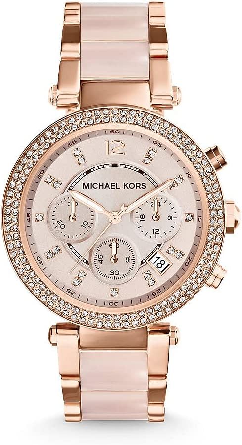 Michael Kors Women's Chronograph Quartz Watch, MK5896/ Rose Gold