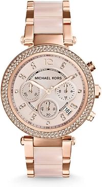 Michael Kors Women's Chronograph Quartz Watch, MK5896/ Rose Gold