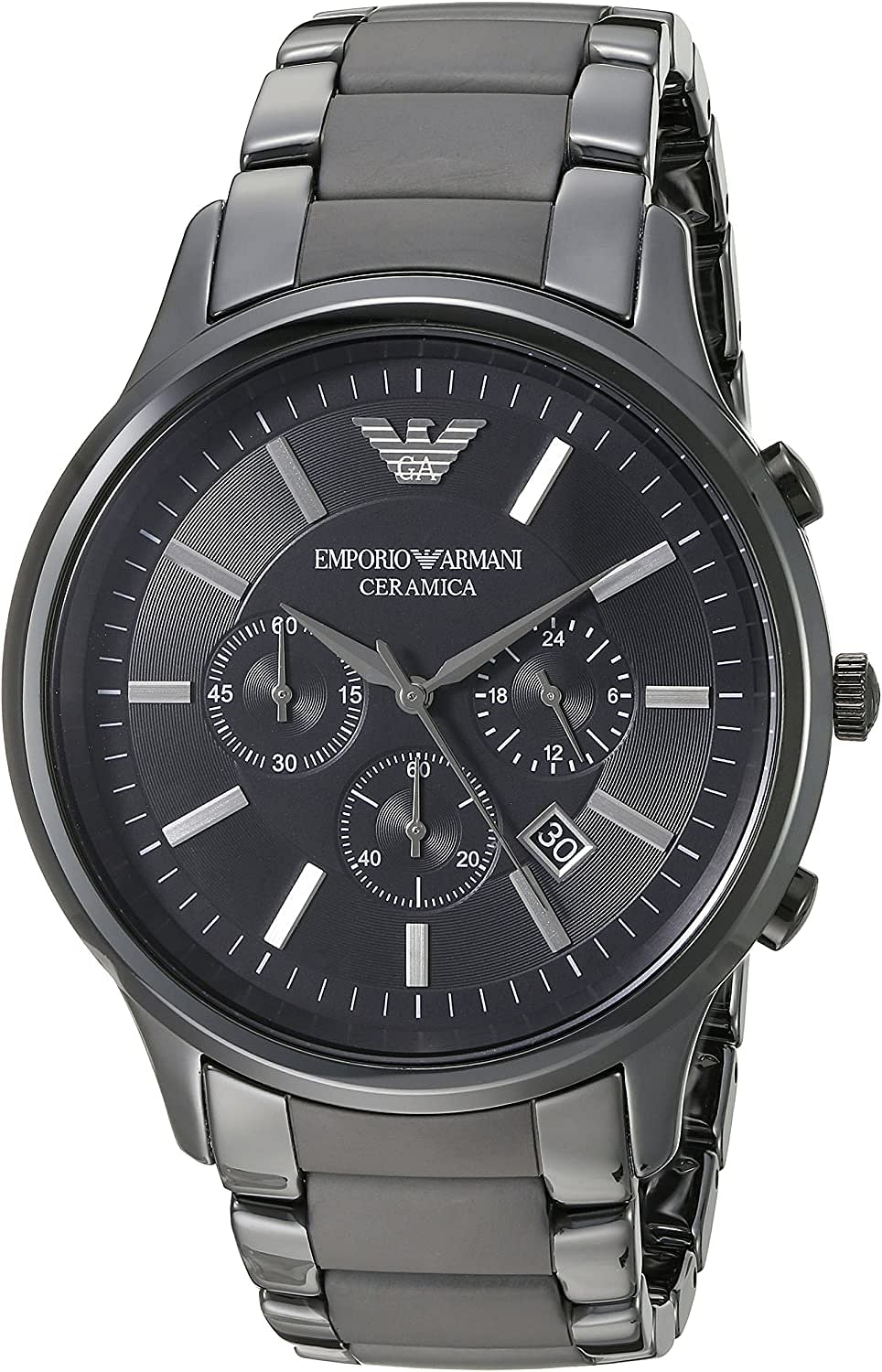 Emporio armani ceramic watch hotsell