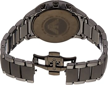 Emporio Armani AR1452 Men’s Analog Watch Stainless Steel Watch Black 22 millimeters