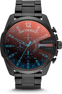 Diesel Men's Mega Chief Stainless Steel Chronograph Quartz Watch, DZ4318