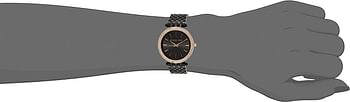 Michael Kors Womens Quartz Watch, Analog Display and Stainless Steel Strap, MK3407 Case diameter: 39 millimeters Black