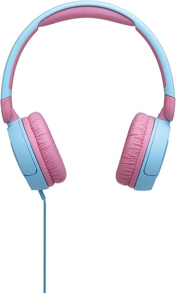 JBL JR310BLU Kids wired on-ear headphones-Wired Blue, Small