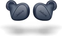 Jabra Elite 3 In Ear Wireless Bluetooth Earbuds – Noise isolating True Wireless buds with 4 built-in Microphones for Clear Calls, Rich Bass, Customizable Sound, and Mono Mode - Navy