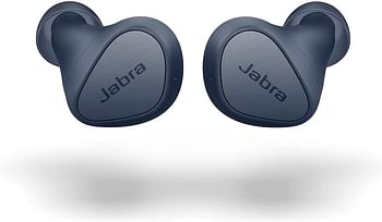 Jabra Elite 3 In Ear Wireless Bluetooth Earbuds – Noise isolating True Wireless buds with 4 built-in Microphones for Clear Calls, Rich Bass, Customizable Sound, and Mono Mode - Dark Grey