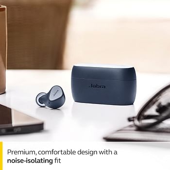 Jabra Elite 3 In Ear Wireless Bluetooth Earbuds – Noise isolating True Wireless buds with 4 built-in Microphones for Clear Calls, Rich Bass, Customizable Sound, and Mono Mode - Dark Grey