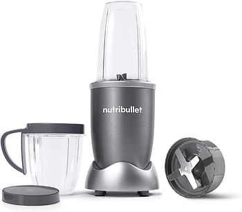 Nutribullet 600 Watts, 5 Piece Set, Multi-Function High Speed Blender, Mixer System With Nutrient Extractor, Smoothie Maker, Gray,Grey/5 Piece Set  600 Watts