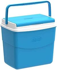 Cosmoplast Keep Cold Plastic Picnic Cooler Icebox Lunchbox/Blue/20-liters