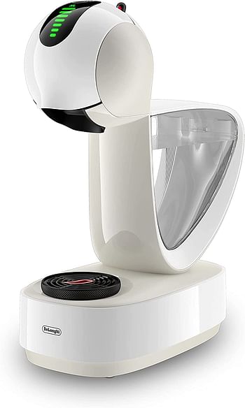 Nescafe Dolce Gusto Infinisst Coffee Machine Edg268.W, Compact Capsule Coffee Machine, Infinissima Touch, White
