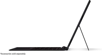 Microsoft Surface Pro X (MNY-00005) 2-in-1 Laptop Microsoft-SQ1-3GHz Processor 13 Inch 256GB SSD 8GB RAM Microsoft SQ1 Adreno 685 GPU, WiFi+4G LTE, Win10, Without S Pen and Keyboard Black