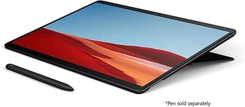 Microsoft Surface Pro X (MNY-00005) 2-in-1 Laptop Microsoft-SQ1-3GHz Processor 13 Inch 256GB SSD 8GB RAM Microsoft SQ1 Adreno 685 GPU, WiFi+4G LTE, Win10, Without S Pen and Keyboard Black