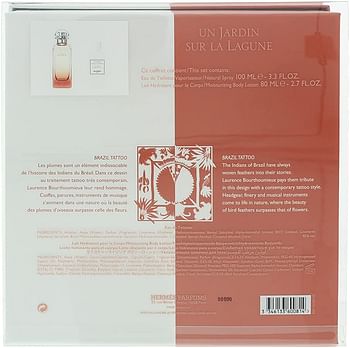 Hermes Un Jardin Sur La Lagune Edt 100ml + 80ml Bl Set