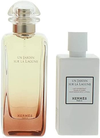 Hermes Un Jardin Sur La Lagune Edt 100ml + 80ml Bl Set