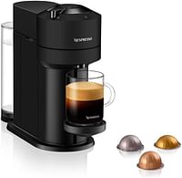 ماكينة تحضير القهوة فيرتيو نيكست جي سي في 1 من نسبريسو - اصدار دولة الامارات العربية المتحدة، لون اسود غير لامع