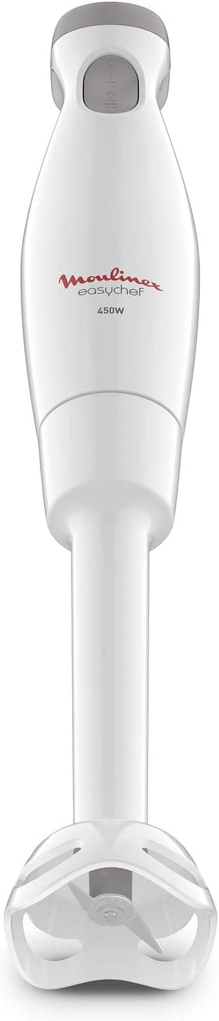 MOULINEX Easy Chef Hand Stick Blender - DD45A127 - 450W, Plastic Foot, 2 Speeds