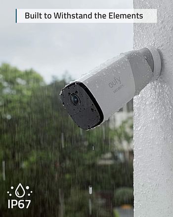 eufy Security, eufyCam 2 Pro Wireless Home Security Camera System, 365-Day Battery Life, HomeKit Compatibility, 2K Resolution, IP67 Weatherproof, Night Vision, 2-Cam Kit, No Monthly Fee Roll over image to zoom in eufy Security, eufyCam 2 Pro Wireless Home