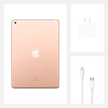 Apple iPad 8th Generation [10.2"] 32GB WiFi Gold A12 Bionic Chip [Latest 2020 Model]