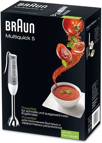 Braun Multiquick Minipimer 5, White, Mq 500