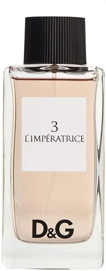 Dolce and Gabbana 3 L'Imperatrice Eau de Toilette for Women, 100 ml/100 ml/Rose Gold