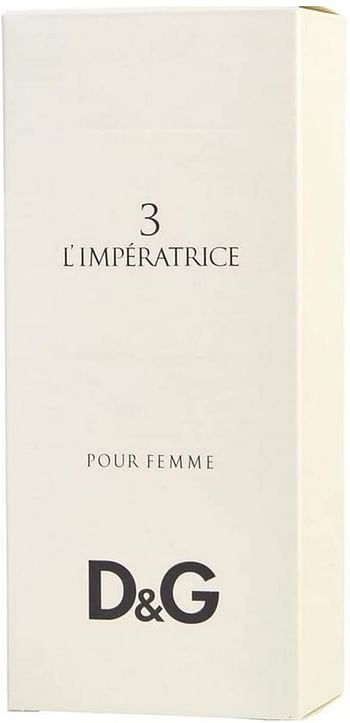 Dolce and Gabbana 3 L'Imperatrice Eau de Toilette for Women, 100 ml/100 ml/Rose Gold