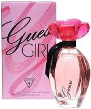 GUESS Girl 3 Pieces Gift Set For Women - 1 EDT 100 ml +200 ml Body Lotion +15 ml Mini Set,Pink Pack/