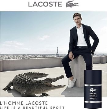 Lacoste L'Homme Deo Stick for Men, 75 ml