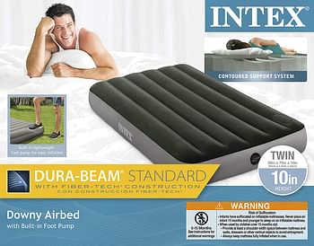 Intex Dura-Beam Standard Single-High Air Mattress Series