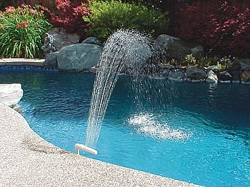 Poolmaster 54507 Spa and Swimming Pool Waterfall Fountain, For Pools with 1.5-Inch Threaded Return Fitting Multicolor