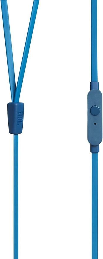 JBL Tune 110 in-Ear Headphones with Mic Blue