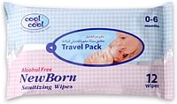 Cool & Cool New Born Baby Sanitizing, 12 Wipes