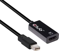MINI DP 1. 4 ذكر - HDMI 2. 0A M/F 4K 60HZ HDR Supp./Black/One Size