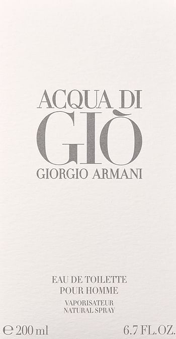 Giorgio Armani Acqua Di Gio By For Men Eau De Toilette Spray, White, 100 ml