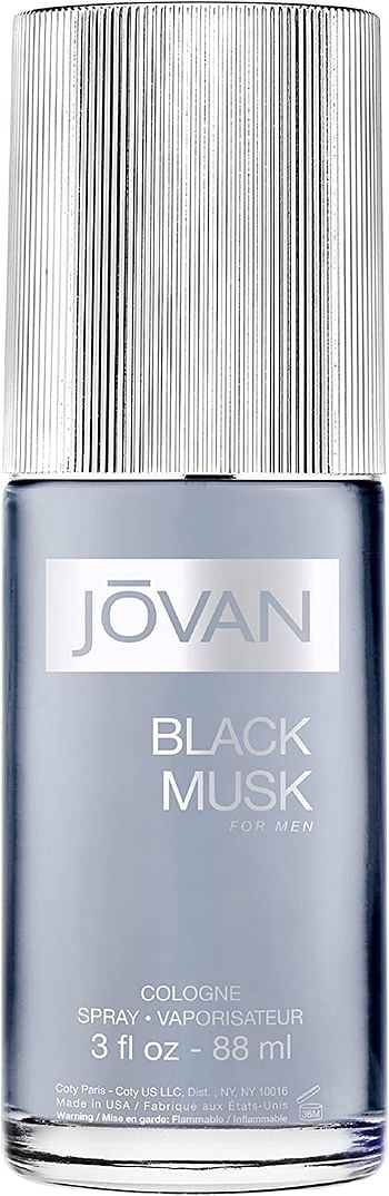 JOVAN Black Musk Eau De Cologne Spray For Men 88 ml Multicolor