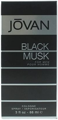 JOVAN Black Musk Eau De Cologne Spray For Men 88 ml Multicolor