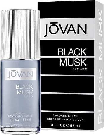 JOVAN Black Musk Eau De Cologne Spray For Men 88 ml Multicolor