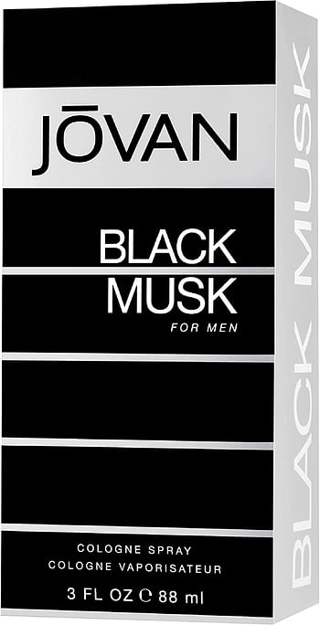 JOVAN Black Musk Eau De Cologne Spray For Men 88 ml Multicolor