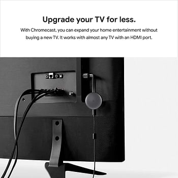 Google GA00439-US Chromecast 3 - Black (Pack of 1) One Size