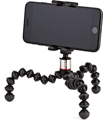 Joby GripTight ONE GorillaPod Stand flexible Tripod and Mount for Smartphones from iPhone SE to iPhone 8 Plus, Google Pixel, Samsung Galaxy S8 JB01491- Black