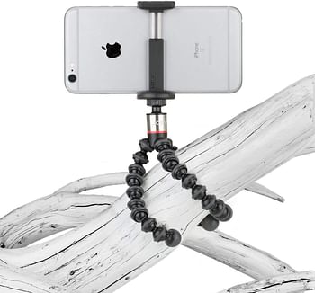 Joby GripTight ONE GorillaPod Stand flexible Tripod and Mount for Smartphones from iPhone SE to iPhone 8 Plus, Google Pixel, Samsung Galaxy S8 JB01491- Black