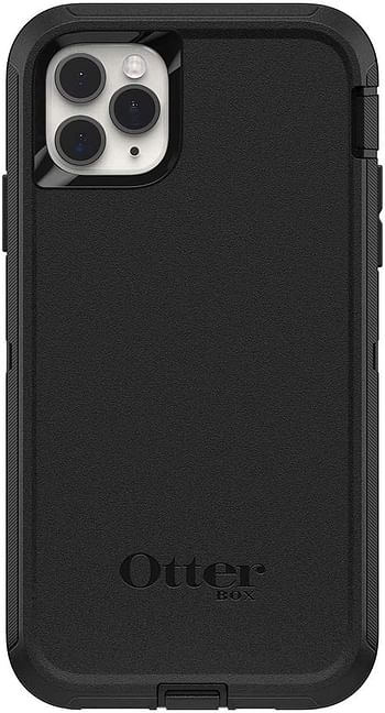 OtterBox - Defender Series Screenless Edition Case with Inner Hard Shell, Outer Slipcover, and Holster Deliver Multi-layer Defense - Black (iPhone 11 Pro Max)