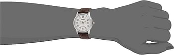 Casio Men's Dial Leather Band Watch - MTP-V002L-7B2UDF 44 mm - Brown