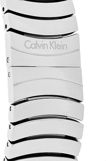 Calvin Klein Womens Quartz Wrist Watch, Analog and Stainless Steel- K8A23146 33mm Silver