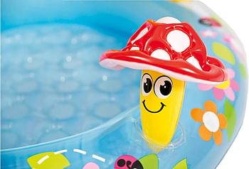 Intex 57114NP Inflatable Mushroom Baby Pool - Multicolor