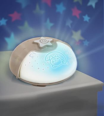 Infantino Baby Wom Soothing Light and Projector, Sleeping Aids, Night light with Music, Blue /One Size