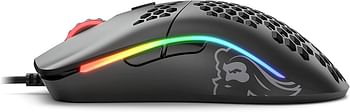 Glorious Model O Wired Gaming Mouse - RGB 67g Lightweight Ergonomic Wired Gaming Mouse - Backlit Honeycomb Shell Design Mice (Matte White)