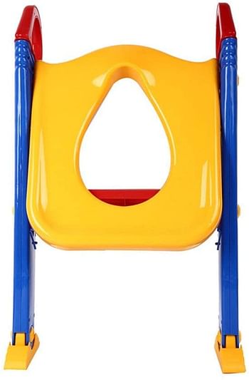 Kids Toilet Seat with Ladder Multicolor 59 x 37 CM