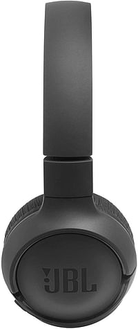 JBL Tune T500BT Powerful Bass Bluetooth Wireless On-Ear Headphones with Mic - Black